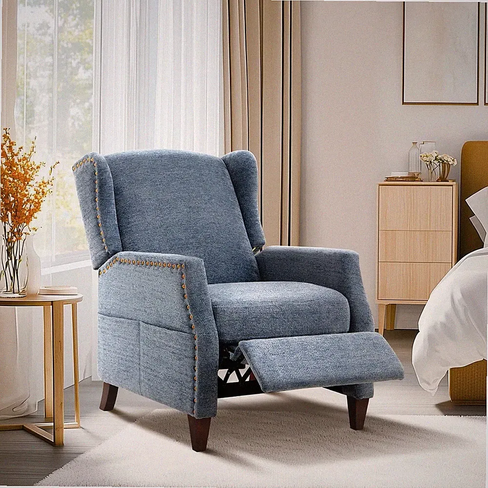 Solid Back Accent Recliners