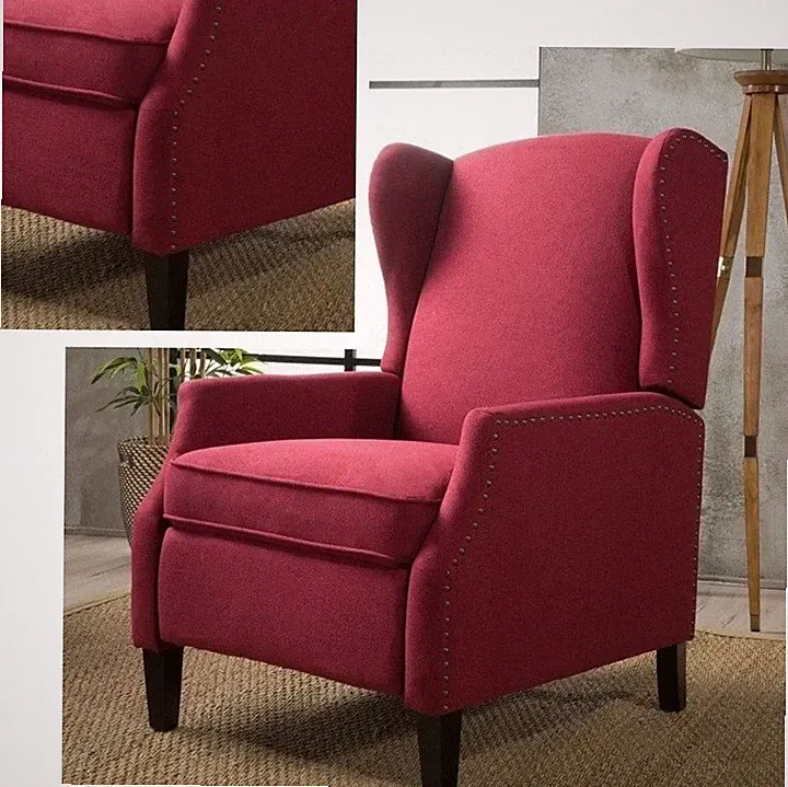 Cherry Wood Accent Recliners
