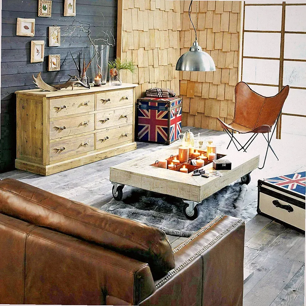 Handmade Vintage Leather Butterfly Chair With Full Folding Stand Sleeper Seat