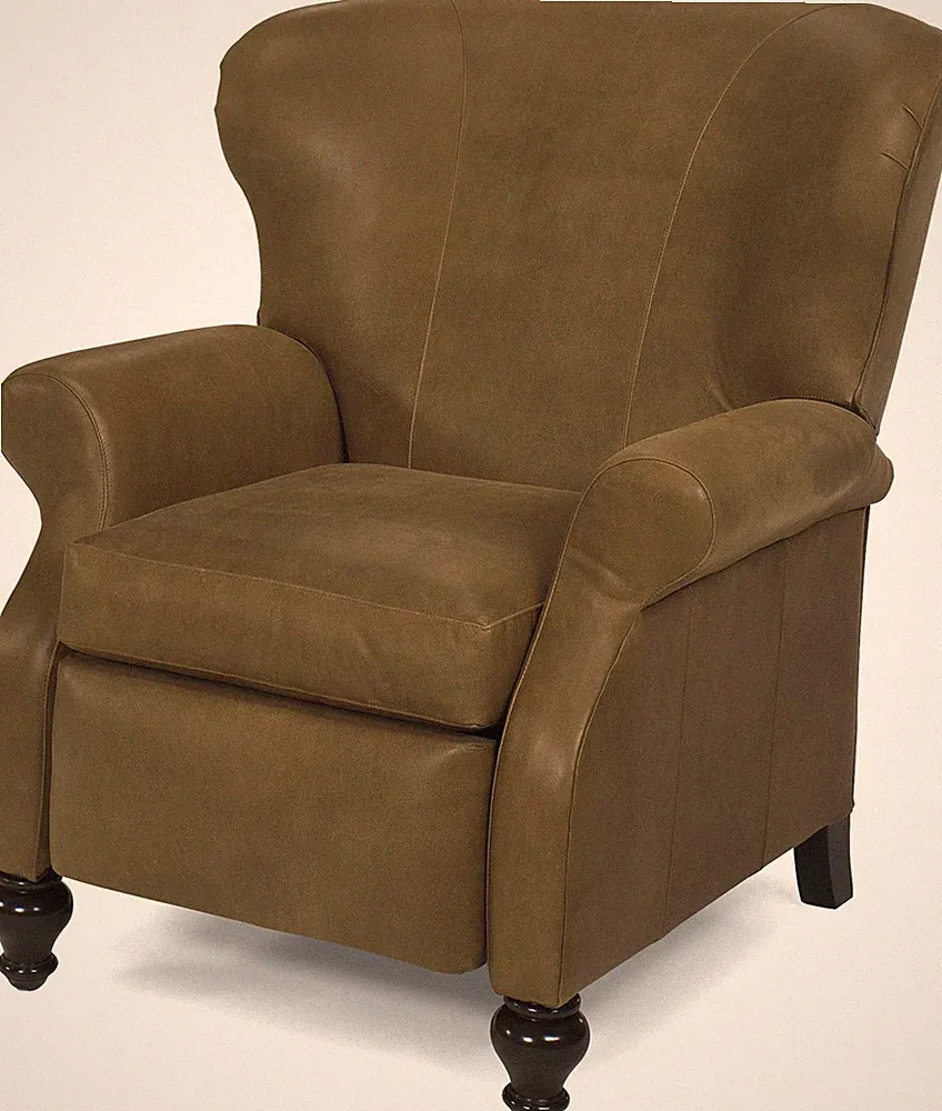Luxurious Antique Wingback Recliner | Hand-Crafted in USA