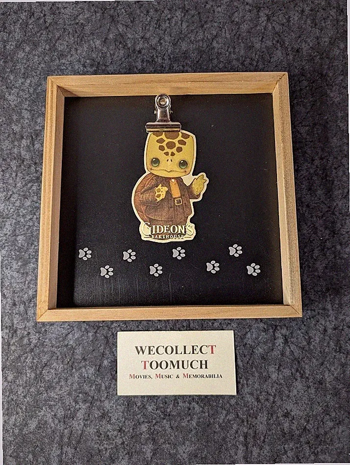 Paw Print Clip On 8" x 8" Hanging Shadow Box Picture Frame Pet Photo