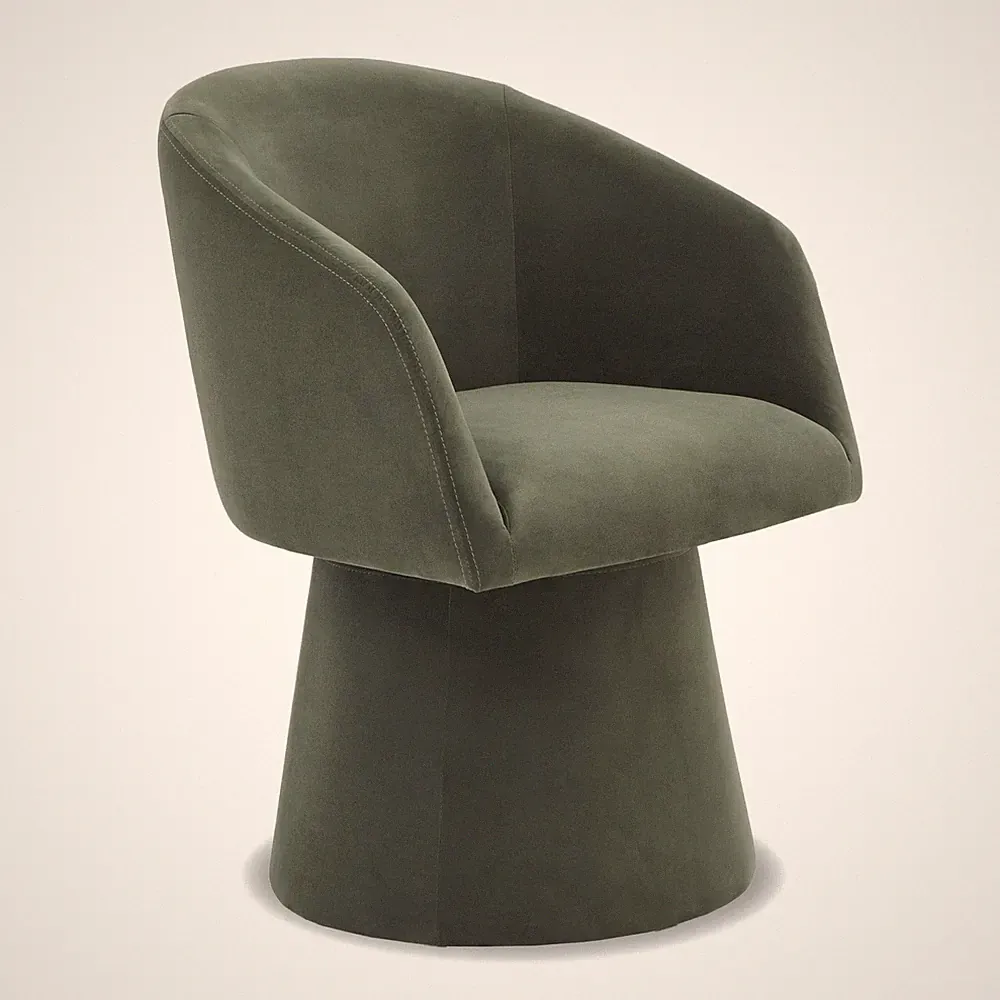 Swivel Dining Chairs Modern Accent Armchair Side Deskchair for Diningroom Van...