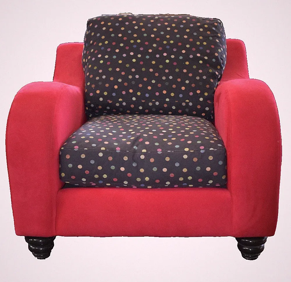Polka Dot Accent Recliners